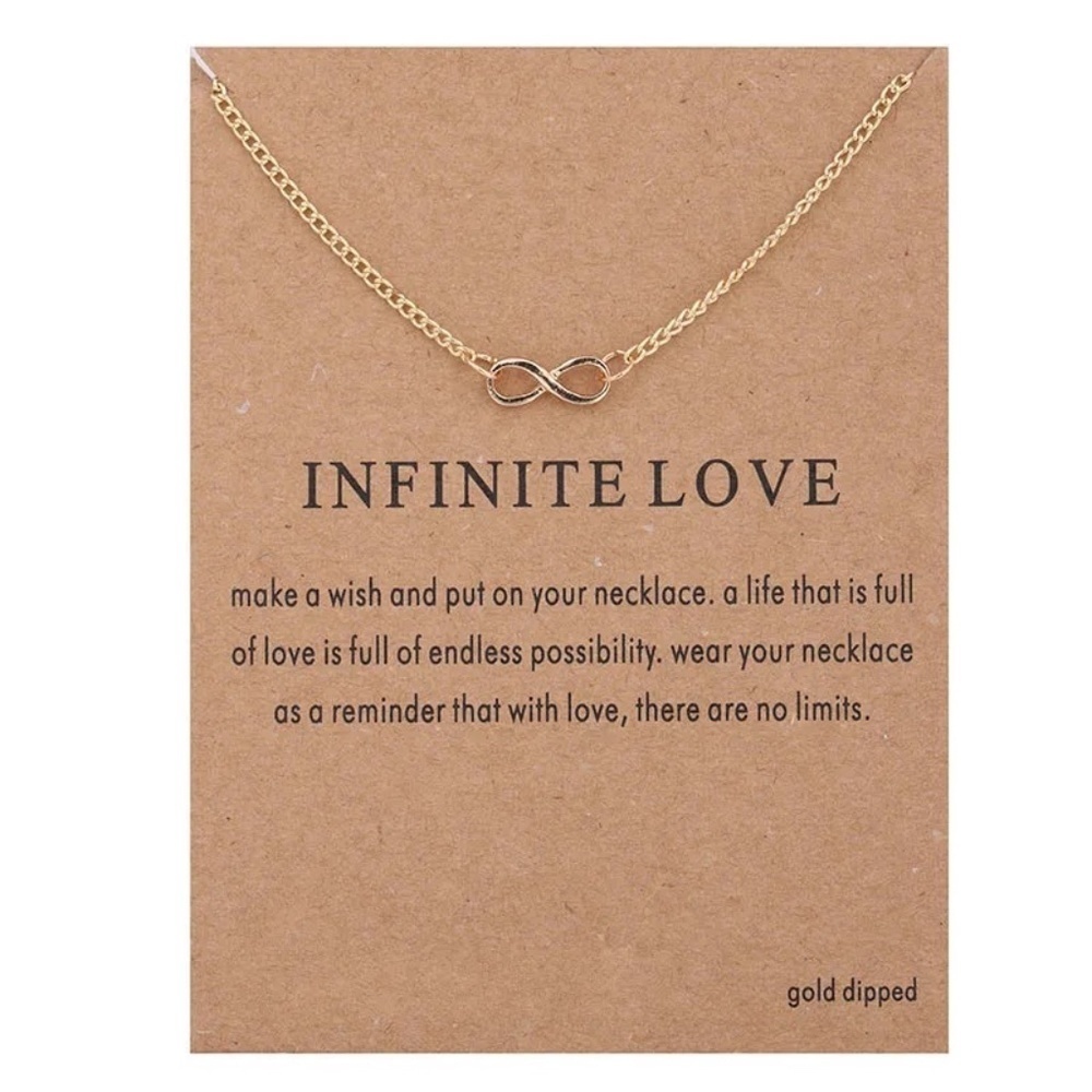 *FRANKIE* Gold Infinite Love Simple Necklace